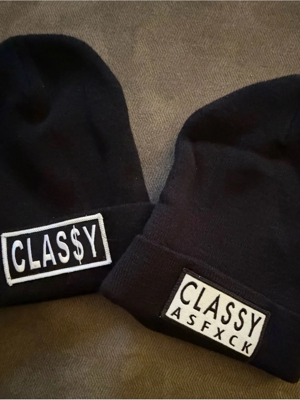 Classy AsFxck Brand Beanies
